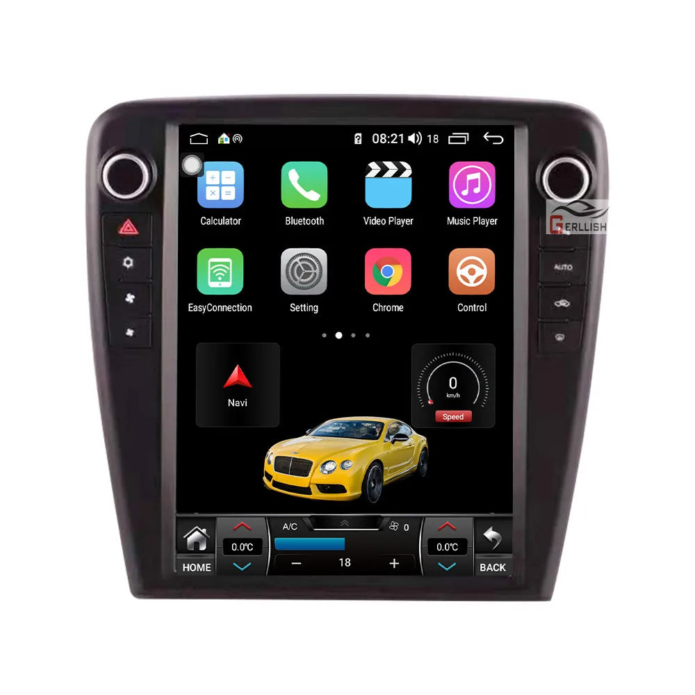 Android for Jaguar XJ XJL 2010-2018 Radio Stereo 12.1" Tesla Touch Screen Car DVD Player Multimedia GPS Navigation Head Unit