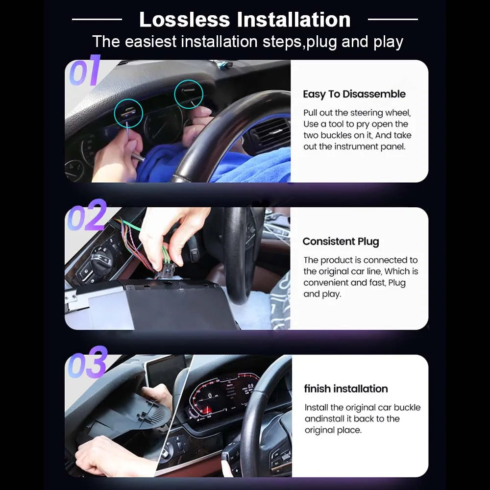 12.3inch Car Cluster Digital Speedometer for Bmw 5 /6/ 7 Series  F10 F11 F18 F06 F13 F01 F02 F03 2009-2017 Dasbboard Part