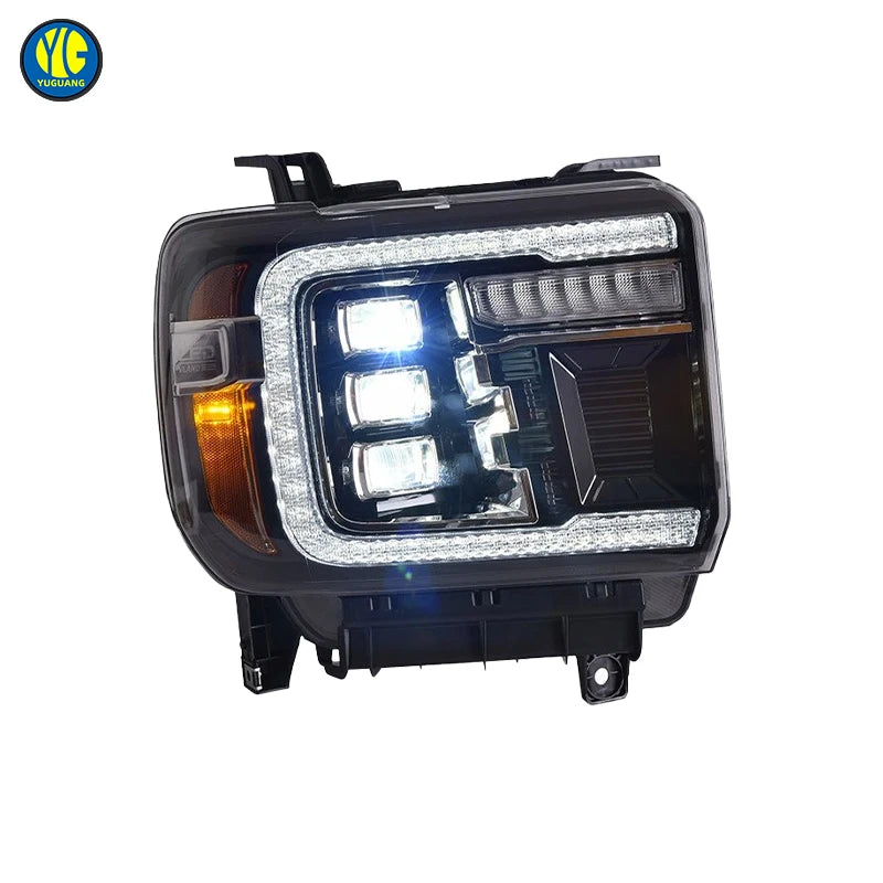 LED Headlights for GMC Sierra 1500 (2014-2018) & Sierra 2500HD – DRL & Warning Light Upgrade