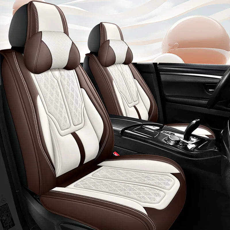 Full Set of Universal PVC Leather Car Seat Cover and Cushion Interior Car Accessory for Civic Model