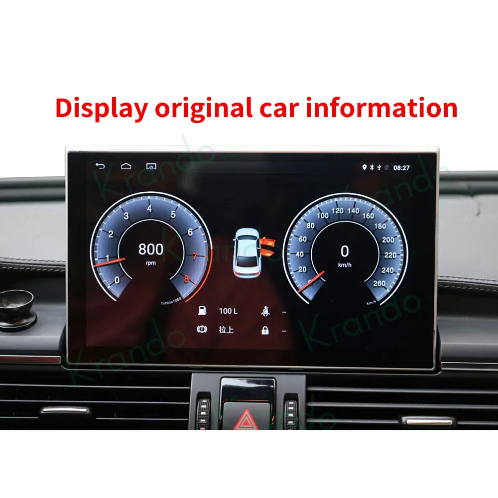 9" Android Multimedia System for Audi A6 / A7 (2012–2018) – Wireless CarPlay &amp; GPS Navigation