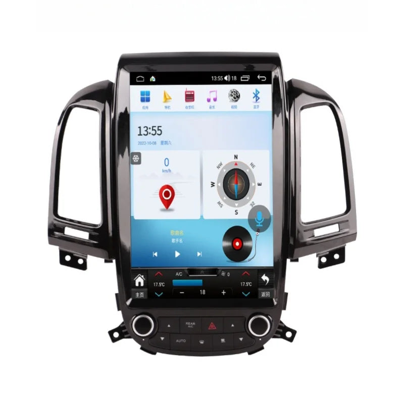 12.1" Android Car Stereo for Hyundai Santa Fe 2006-2012 – GPS Navigation, Wireless CarPlay & HD Touchscreen