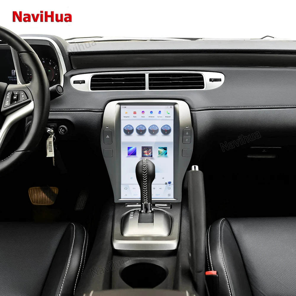 Navihua for Chevrolet Camaro 2011-2015 Car Upgrade 12.1inch Vertical Screen Android Car Radio Multimedia Carplay GPS Navigation