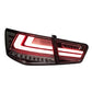 For 09-13 Forte Tail Light Assembly Modified LED Running Lights Brake Lights Flowing Turn Signals 30W