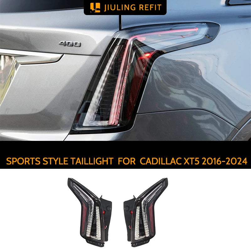 Original Sports Taillights for Cadillac XT5 2016-2024 Enhancing Car's Appearance with Premium Accessory