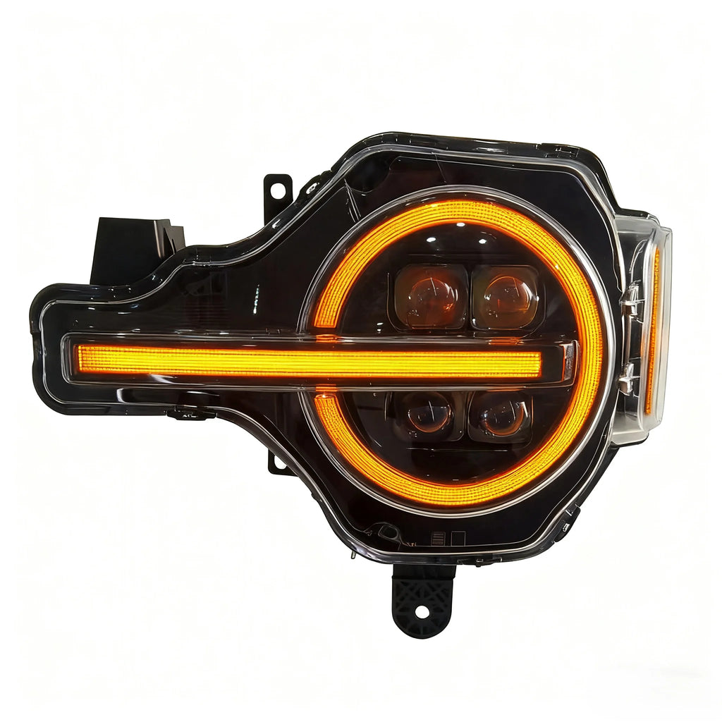 LED Headlight Assembly for Ford Bronco – 6500K White Light Plug & Play Upgrade