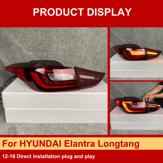 J ONE LED Tail Lights for Hyundai Elantra 2012-2018 – Modern Rear Light Upgrade