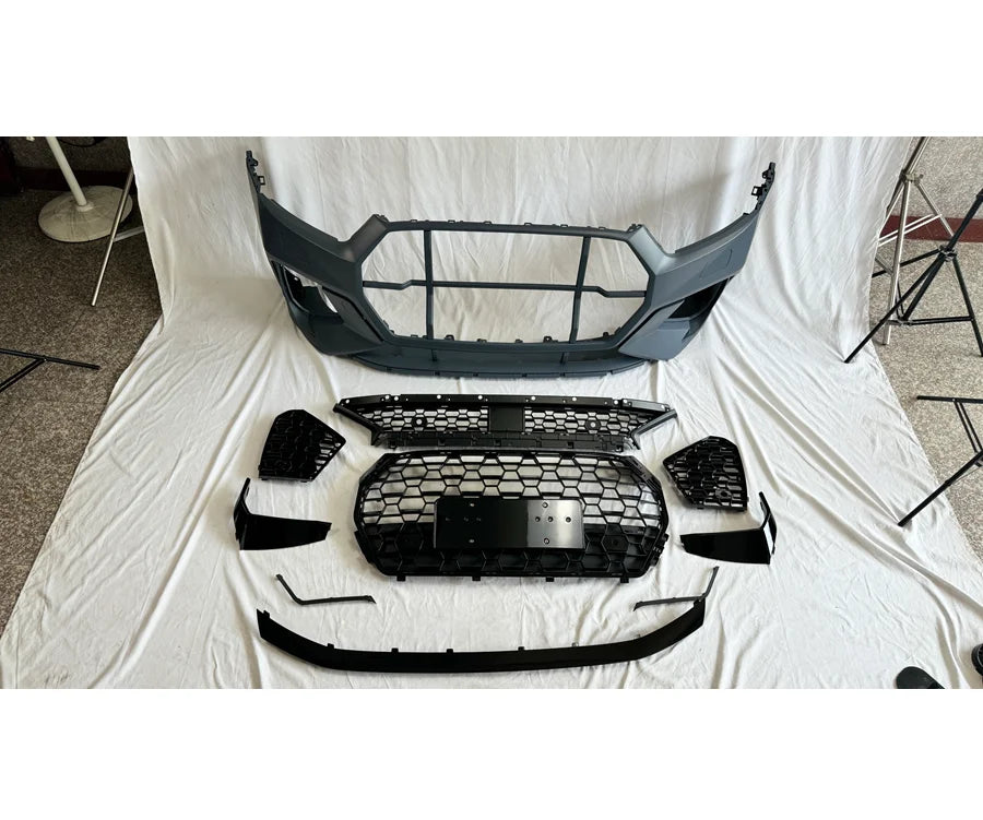 RSQ3 Style Front Bumper Body Kit with Black Grille for Audi Q3 &amp; SQ3 (2013-2018)