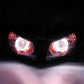 LED-Scheinwerfer-Baugruppe für Honda CBR1000RR 2012-2016 – Angel Eyes Motorrad-Scheinwerfer-Upgrade