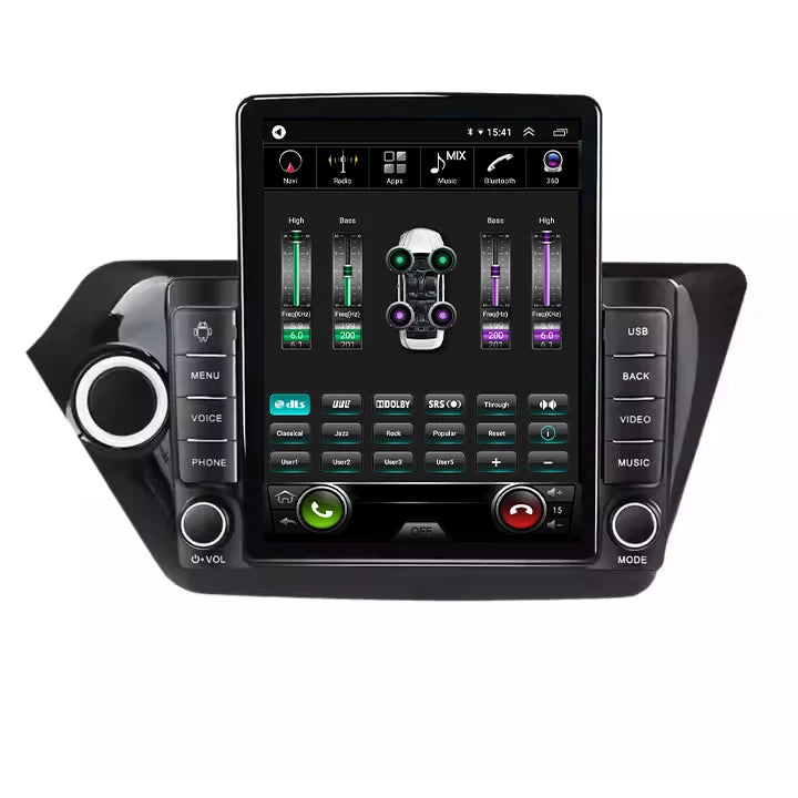 Android13 IPS DSP Car Radio Multimedia Player for KIA RIO3 2011-2016 4G 64G Car-play Car GPS Navigation Android Stereo Audio