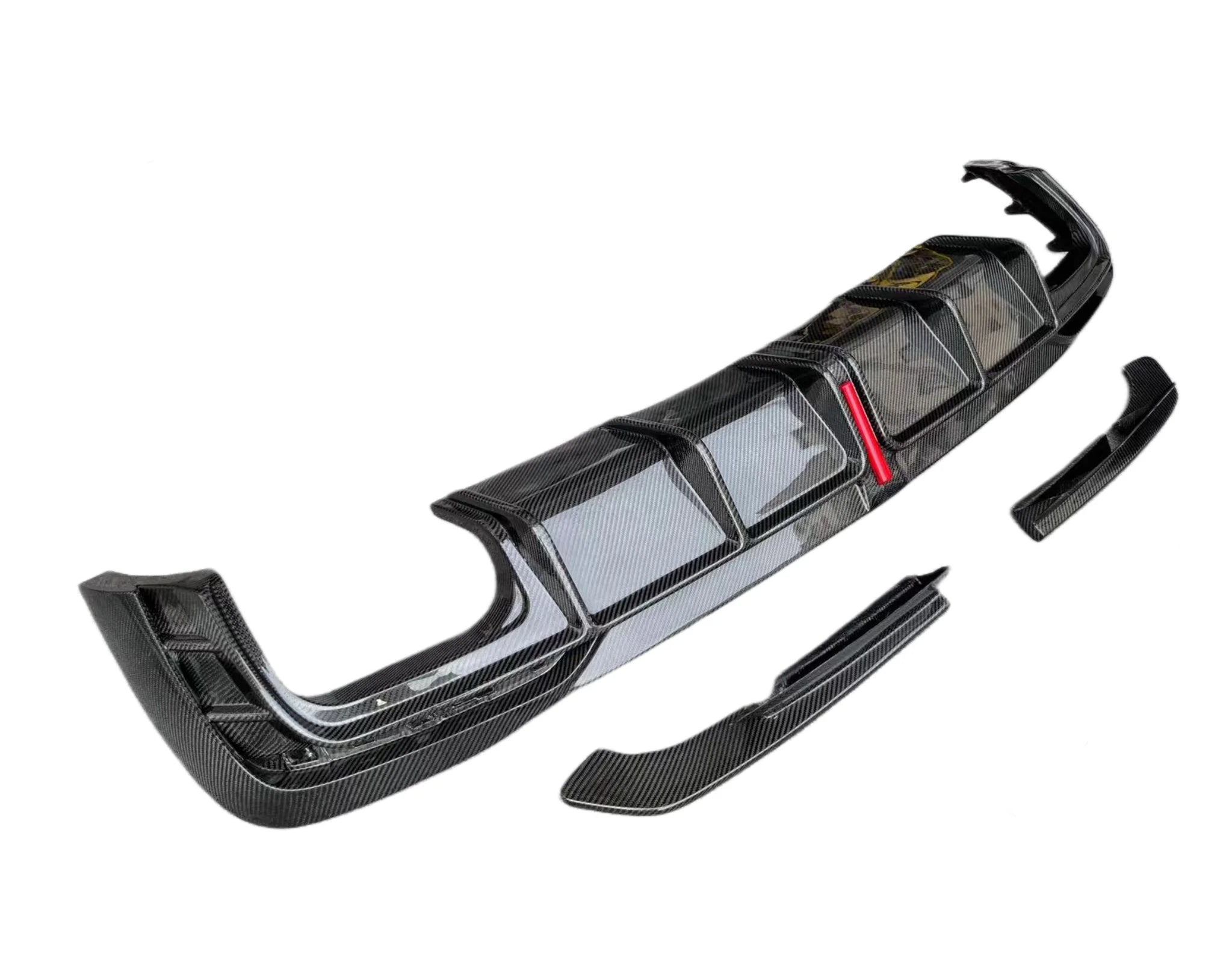 KB Style Carbon Fiber Rear Diffuser for Audi A4 B10 / S4 (2020–2022) – Performance Rear Bumper Upgrade