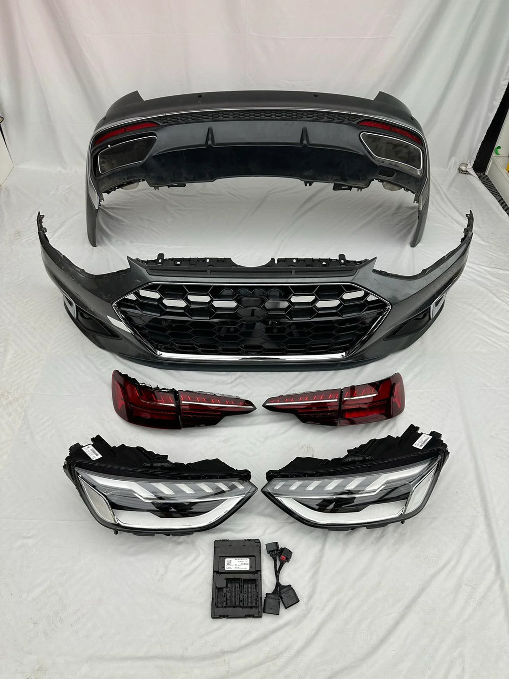 RS4 B9.5 Style Full Body Kit for Audi A4 &amp; S4 B9 (2017-2019)