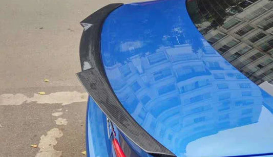 M4 Style Carbon Fiber Rear Spoiler for Audi A3 / S3 Sedan (2014–2016)