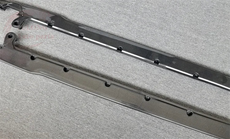 W12 Style Dry Carbon Fiber Side Spoiler for Bentley Continental GT (2018–2021)