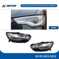 HETOP LED Matrix Headlights for Audi A6 (2012–2015) – Plug &amp; Play Upgrade with DRL &amp; Angel Eye