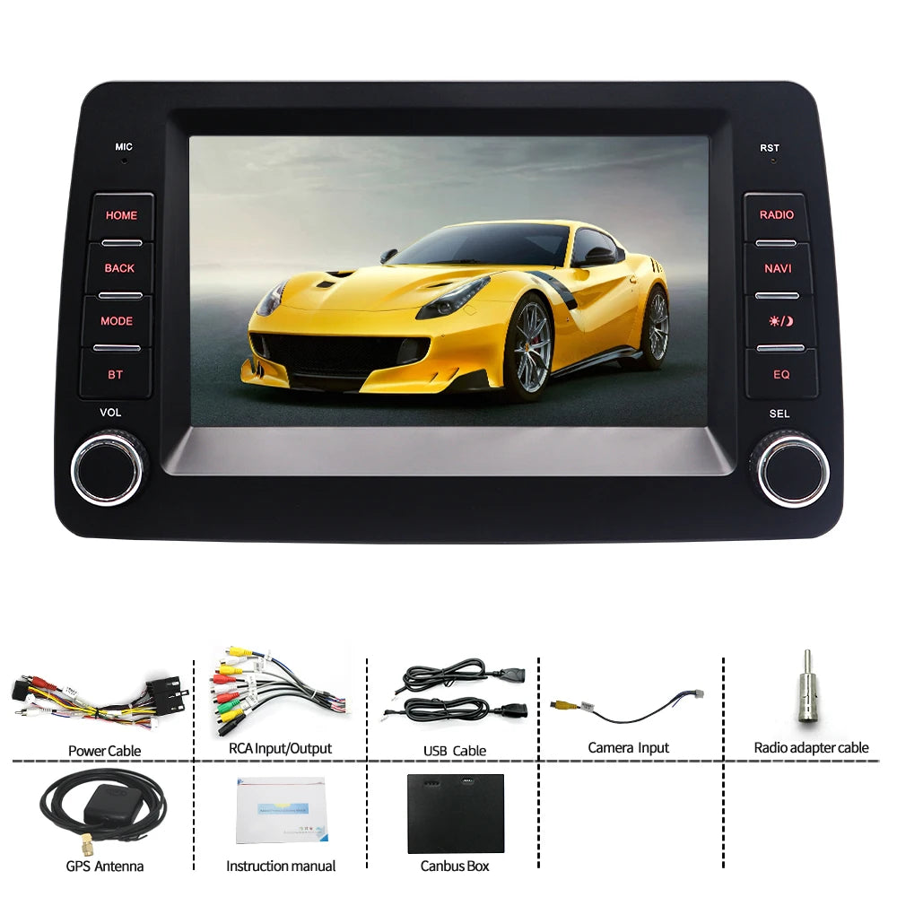 Android Car Stereo for Fiat Panda 2003-2012 – Wireless CarPlay, Android Auto & GPS Navigation