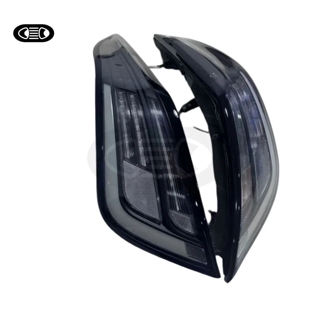 TUZHIHAO Black LED Transparent Tail Lights for Jaguar XJL Venom Series