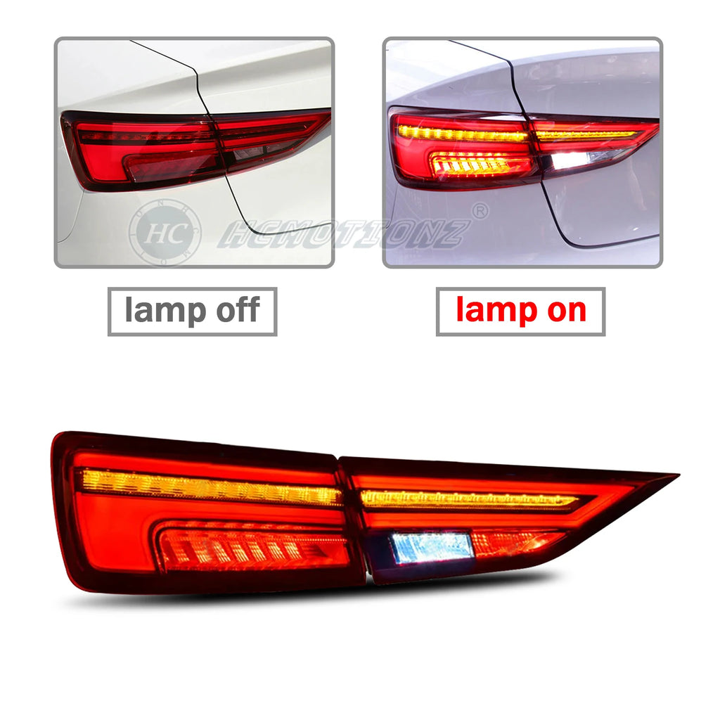 HCMOTIONZ LED Taillights for Audi A3 / S3 (2014–2019) – Dynamic Sequential Indicators