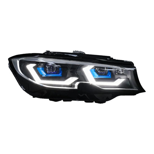 Switchable Yellow &amp; White LED Headlights for BMW 3 Series G20 / G28 (2020–2024)