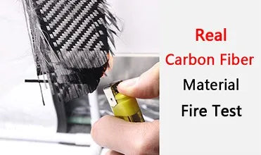 Real Carbon Fiber Steering Wheel Chin Trim for Fiat 500 &amp; Abarth (2020–2023)