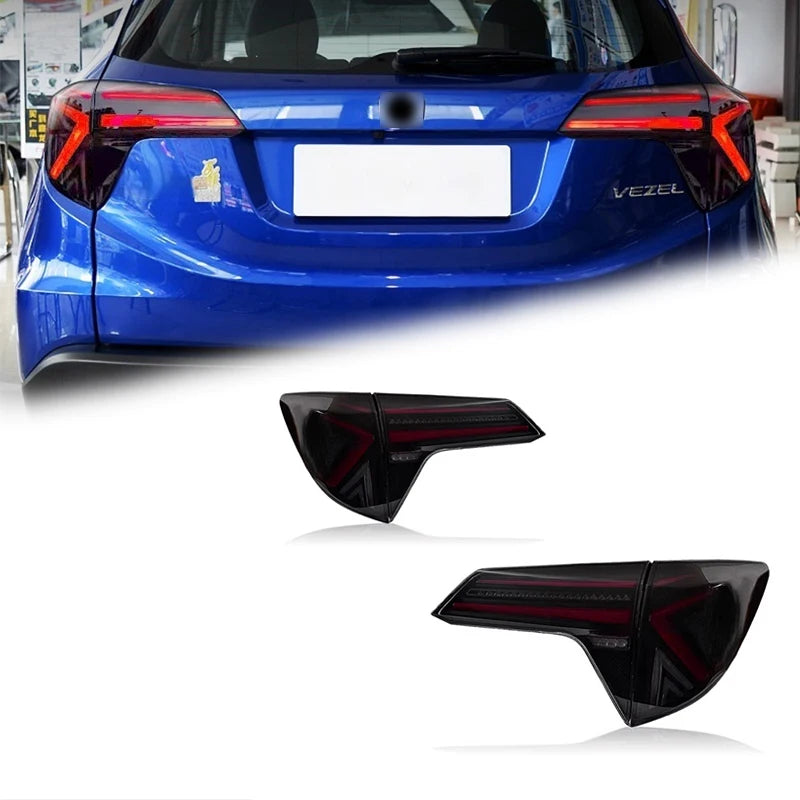VLAND LED Tail Lights for Honda HR-V / Vezel 2014-2022 – Dynamic Sequential Turn Signals &amp; Premium Rear Light Assembly