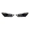 For Hyundai Tucson 2015-2018 Headlight Assembly Modification Korean Style 12V LED Angel Eye New Devil Eye Lens Light
