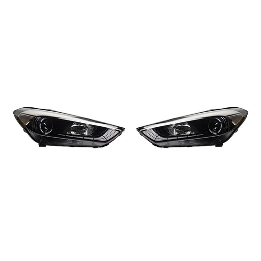 LED Angel Eye & Devil Eye Headlights for Hyundai Tucson 2015-2018 – Korean Style Bi-LED Projector Upgrade