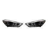 LED Angel Eye & Devil Eye Headlights for Hyundai Tucson 2015-2018 – Korean Style Bi-LED Projector Upgrade