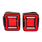 LED Dynamic Tail Lights for Jeep Wrangler JL / JK / JT – Sequential Turn Signals & Startup Animation