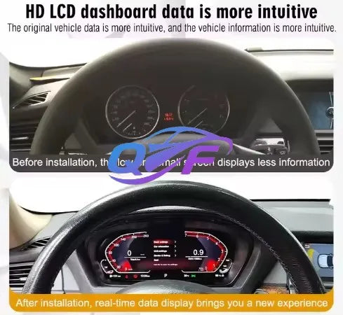 Latest Original Digital LCD Instrument for BMW 5 Series F10 F11 F12 F15 F16 F18 F25 F26 Cluster Cockpit Speed Meter Dashboard