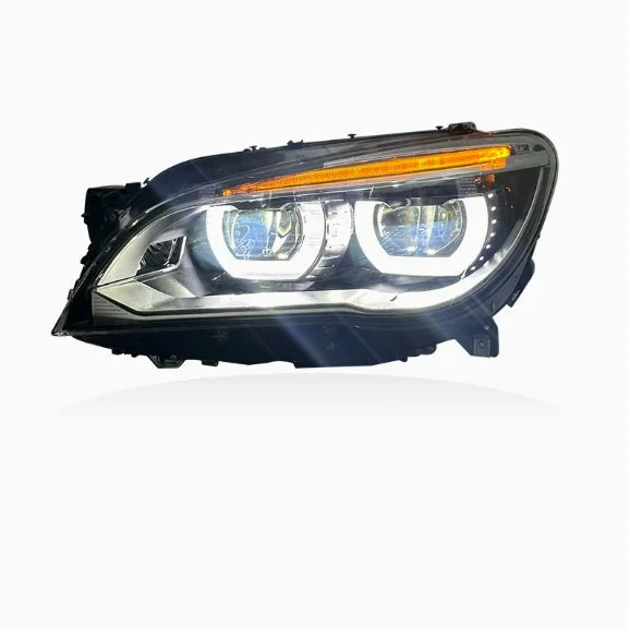 Modified LED Headlight Assembly Angel Eye DRL for BMW 7 Series F01 F02 2009-2015 Projector