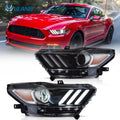 VLAND Full LED Headlights for Ford Mustang 2018-2020 – Dynamic DRL &amp; Plug-and-Play Upgrade