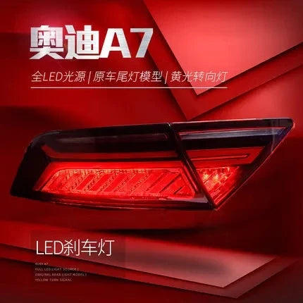 LED Tail Lights for Audi A7 (2011–2018) – Dynamic Rear Light Upgrade with DRL &amp; Sequential Indicators