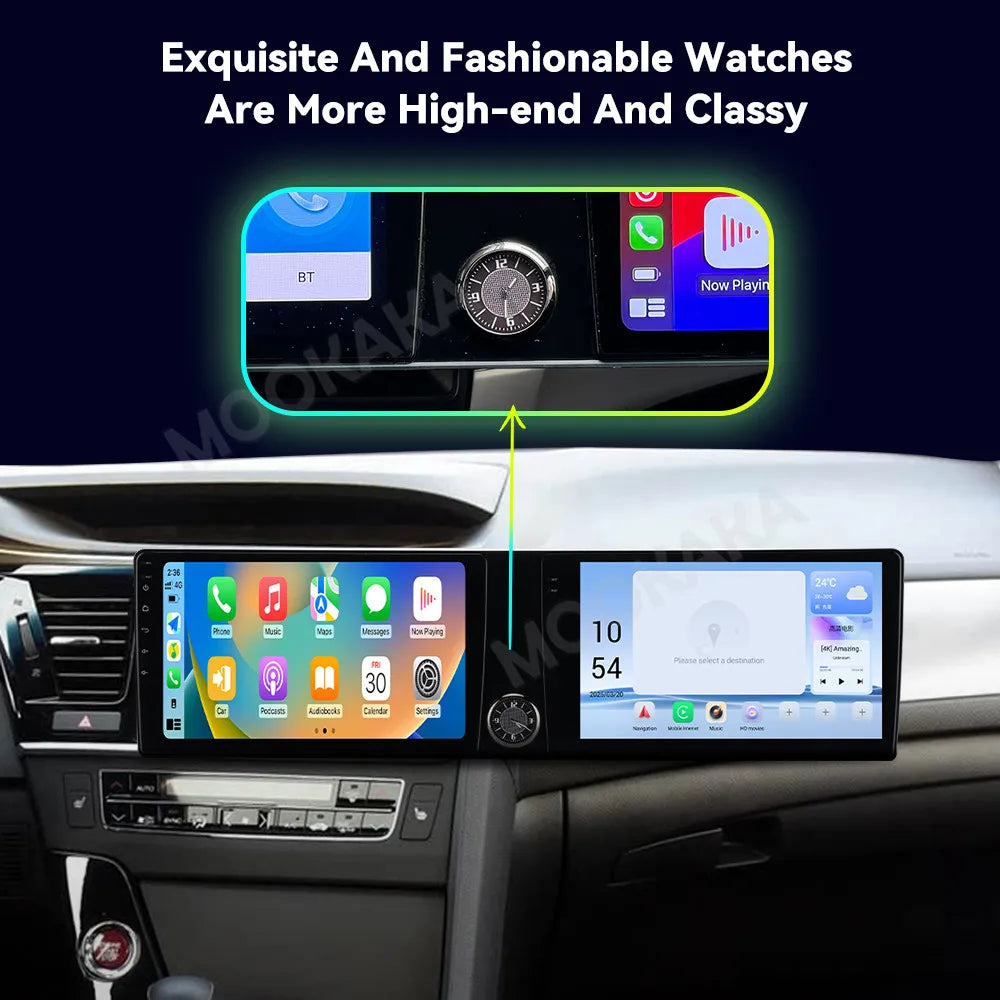 Dual 10.1" Android Multimedia Player for Honda Accord 2014-2017 – CarPlay, GPS Navigation & Backup Camera Support