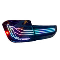 RGB LED Tail Lights for BMW F30, F35 &amp; F80 (2012–2020) | Smoke Lens Plug and Play Upgrade