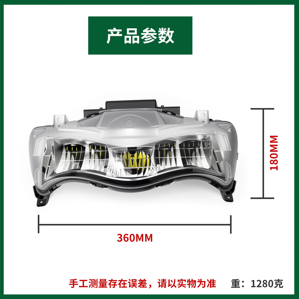 KOLMIO-LAM Headlight Assembly for Honda SH125 2020-2024 – OEM Replacement Front Headlamp