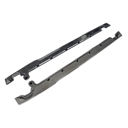 W12 Style Dry Carbon Fiber Side Spoiler for Bentley Continental GT (2018–2021)