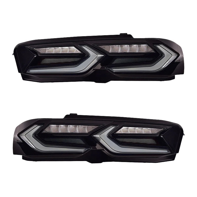 YU GUANG for Chevrolet Camaro Taillight Car Accessories 2019 2022 Taillamp Upgrade Tail Lamp Black Rear Light Lamp LED Indictors