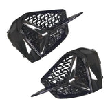 Grilles de phares antibrouillard en nid d'abeille noir brillant pour Audi A3 / S3 (2020–2024)