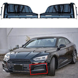 Grille de phare antibrouillard avant en nid d'abeille pour Audi A5 S-Line B9.5 (2020-2024)