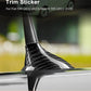 Real Carbon Fiber Shark Fin Antenna Cover for Fiat 500 &amp; Abarth 595 (2012–2023)
