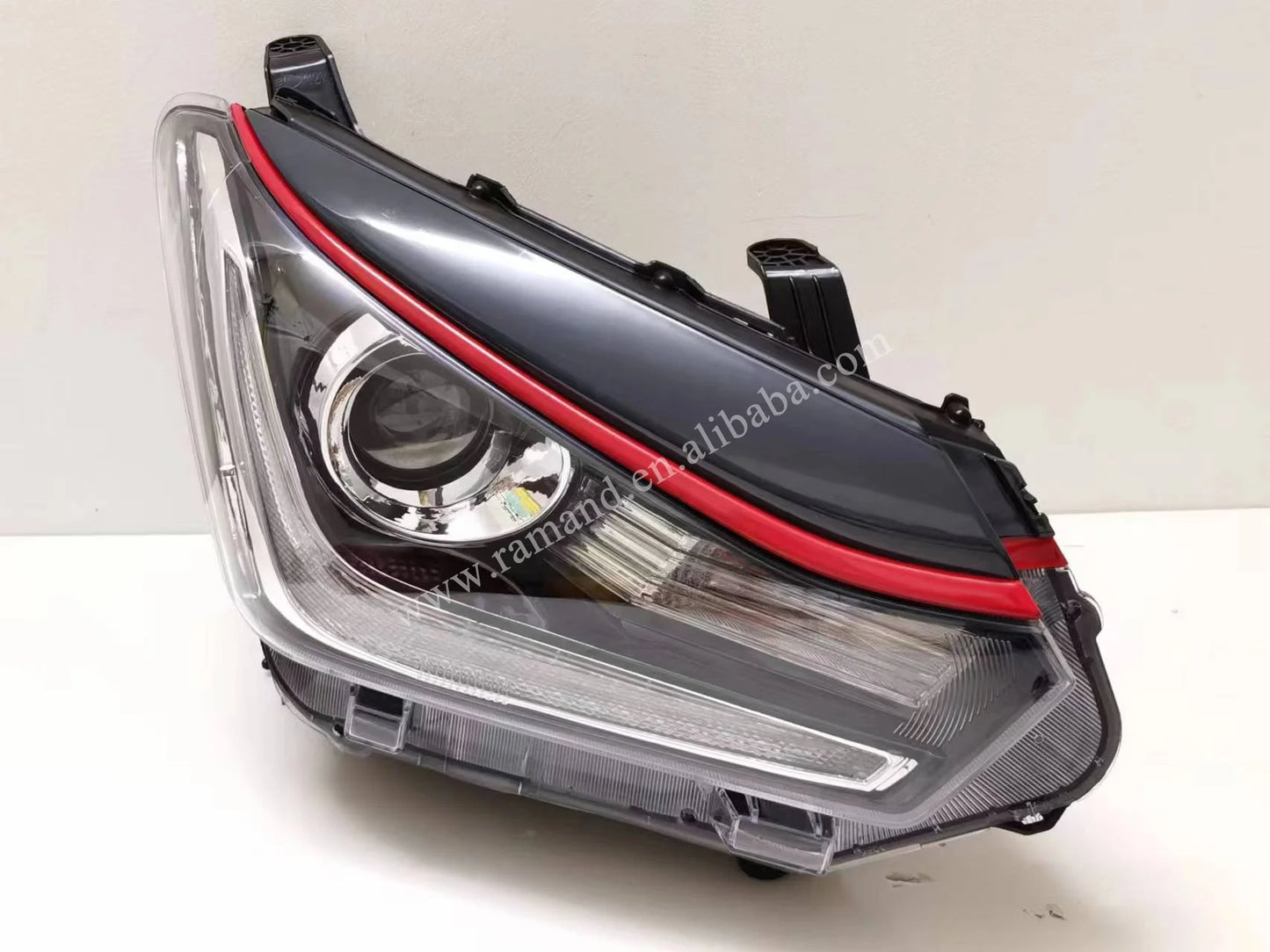 LED Headlights for Isuzu D-Max (2017–2020) – Black Frame Front Headlight Assembly