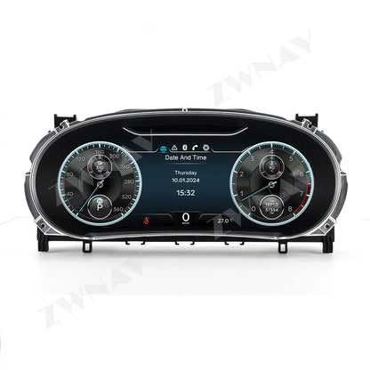 ZWNAV 12.3" Digital Instrument Cluster for Bentley Flying Spur &amp; Continental GT/GTC (2005–2017)