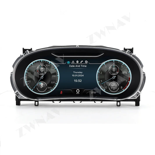 ZWNAV 12.3" Digital Instrument Cluster for Bentley Flying Spur &amp; Continental GT/GTC (2005–2017)