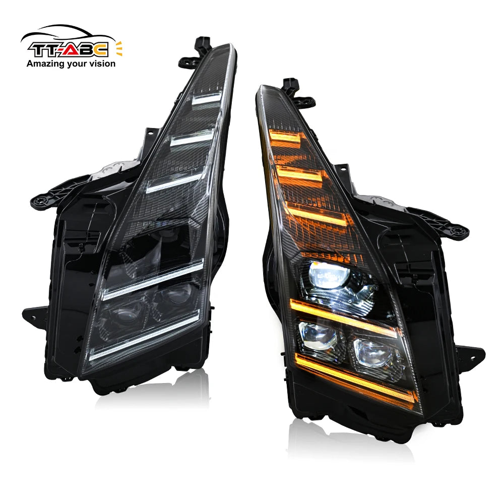 LED Headlights for Cadillac ATS &amp; ATS-L (2013-2019) – Projector Lens DRL Upgrade