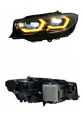 MJ Switchable Yellow to White LED Headlight for BMW G20 G28 320i 325i 330i G20 320li 325li Car Accessories Head Lamp LED