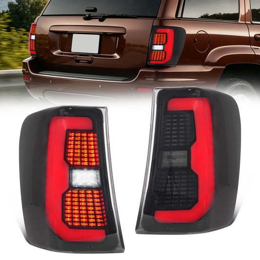 LED Tail Lights for Jeep Grand Cherokee WJ/WG 1999-2004 – Smoke Lens Rear Lamp Upgrade