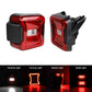 USA 12V Red LED Tail Lights Brake Lamp with Blind Spot Plug New Condition for Jeep Wrangler JL 2018-2024