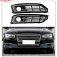 Grilles de feux antibrouillard noir brillant pour Audi A8 / S8 D4 (2015–2018)