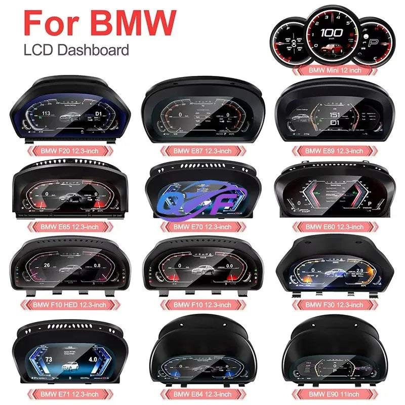 Latest Original Digital LCD Instrument for BMW 5 Series F10 F11 F12 F15 F16 F18 F25 F26 Cluster Cockpit Speed Meter Dashboard